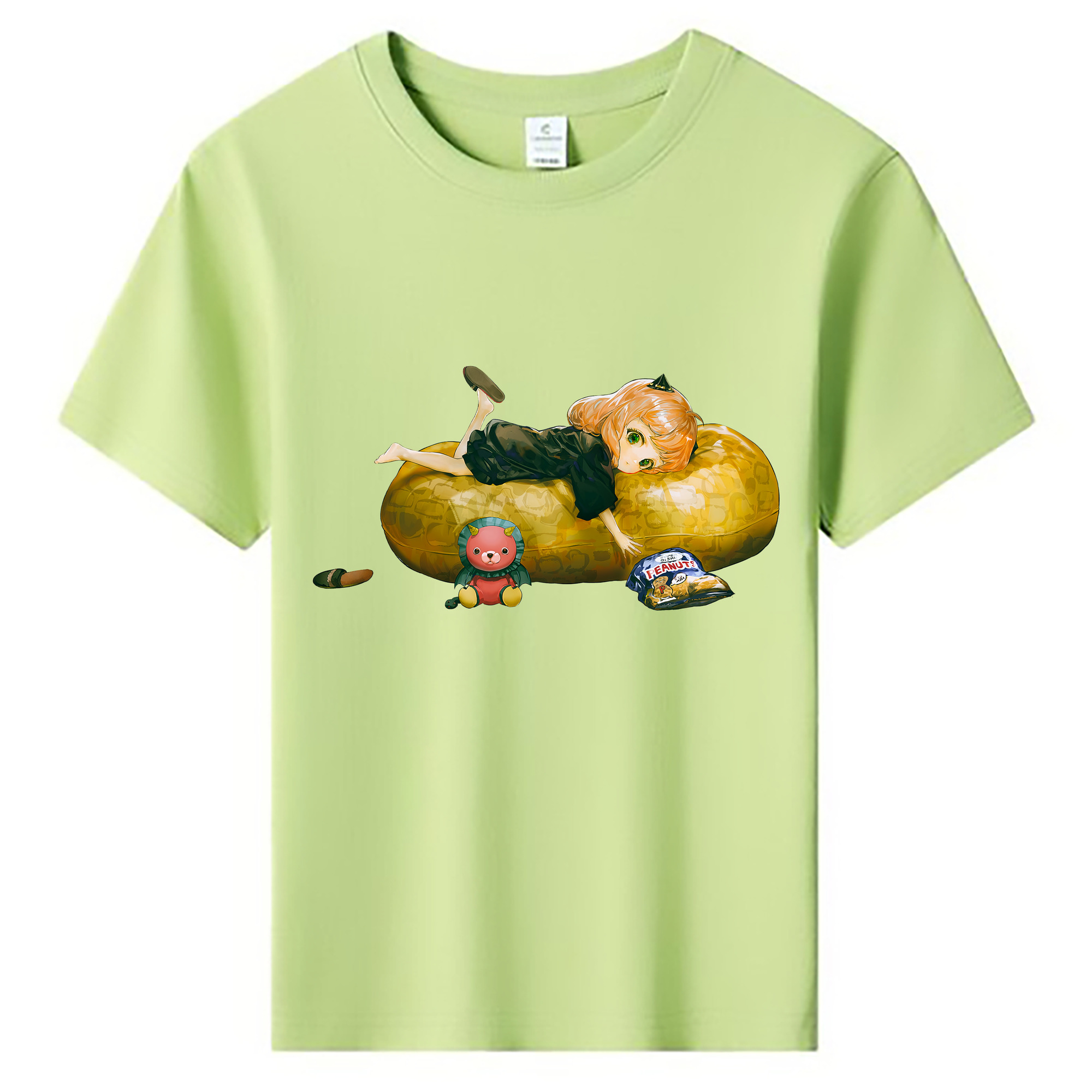 （画像用） SPY×FAMILY间谍家家酒 綿100％キッズTシャツ（フロントプリント）